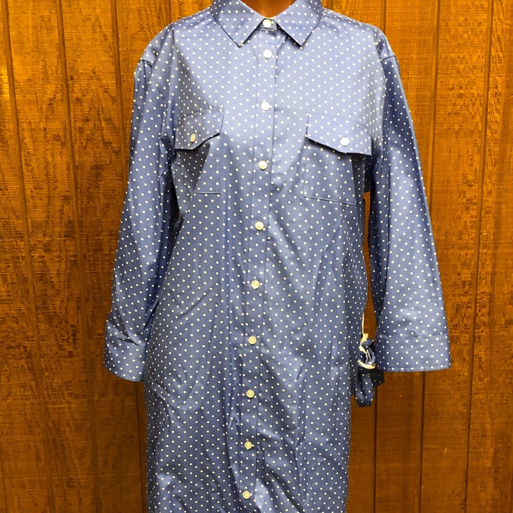 Jones New York signature XL dress polkadot
